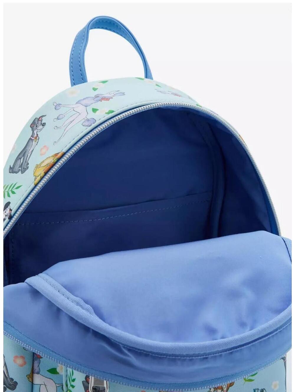 Loungefly Disney Dogs Floral Mini Backpack - Picture 4 of 6